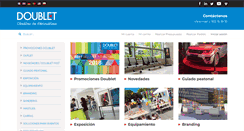 Desktop Screenshot of doublet.es