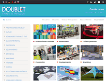 Tablet Screenshot of doublet.es